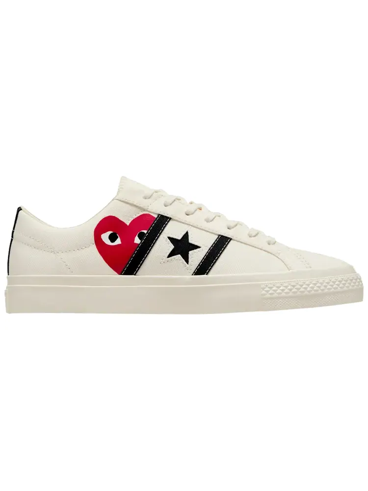 Кроссовки Converse Comme des Garçons PLAY x One Star Academy Pro 'Milk Black' — изображение 1 из 1, черный