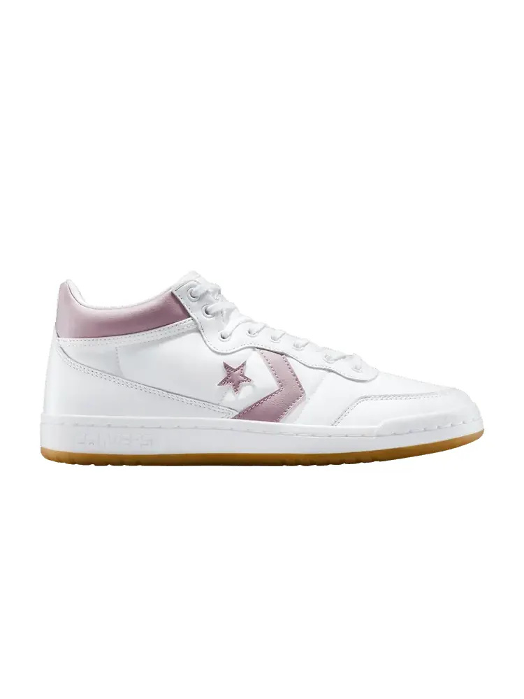 Кроссовки Converse Fastbreak Pro Leather Mid White Orchid Dust Gum — изображение 1 из 1, белый