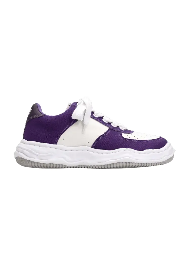 Кроссовки Maison Mihara Yasuhiro Wayne OG Sole Canvas Low Purple White — белый