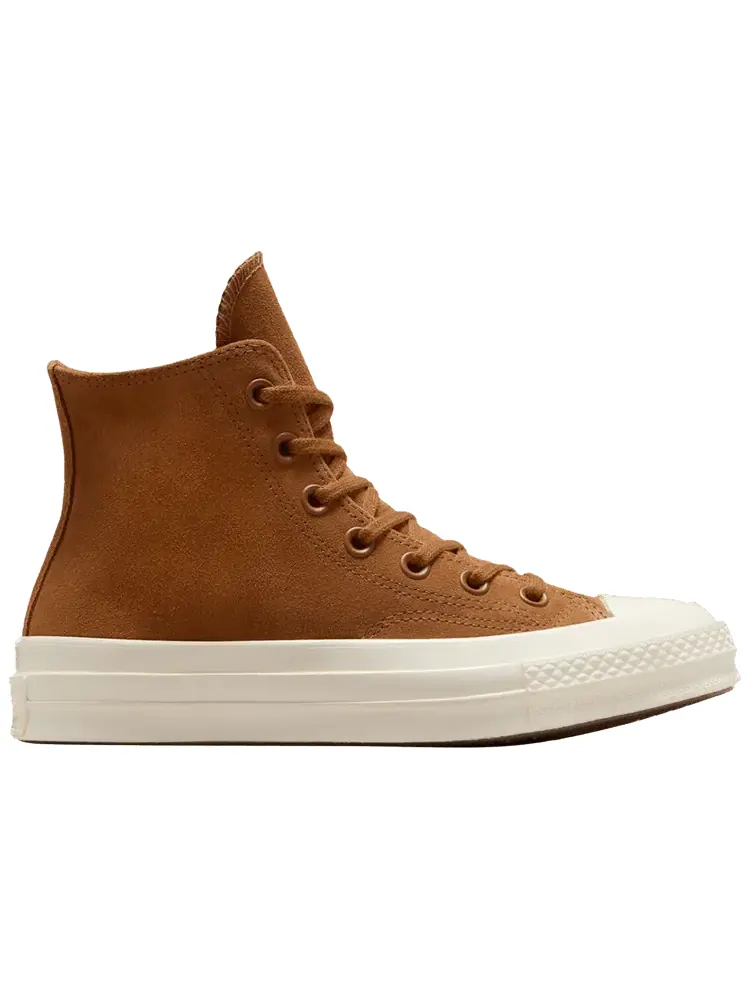 Кроссовки Converse Chuck 70 High 'Colorful Suede - Warm Tan' — изображение 1 из 1, бежевый
