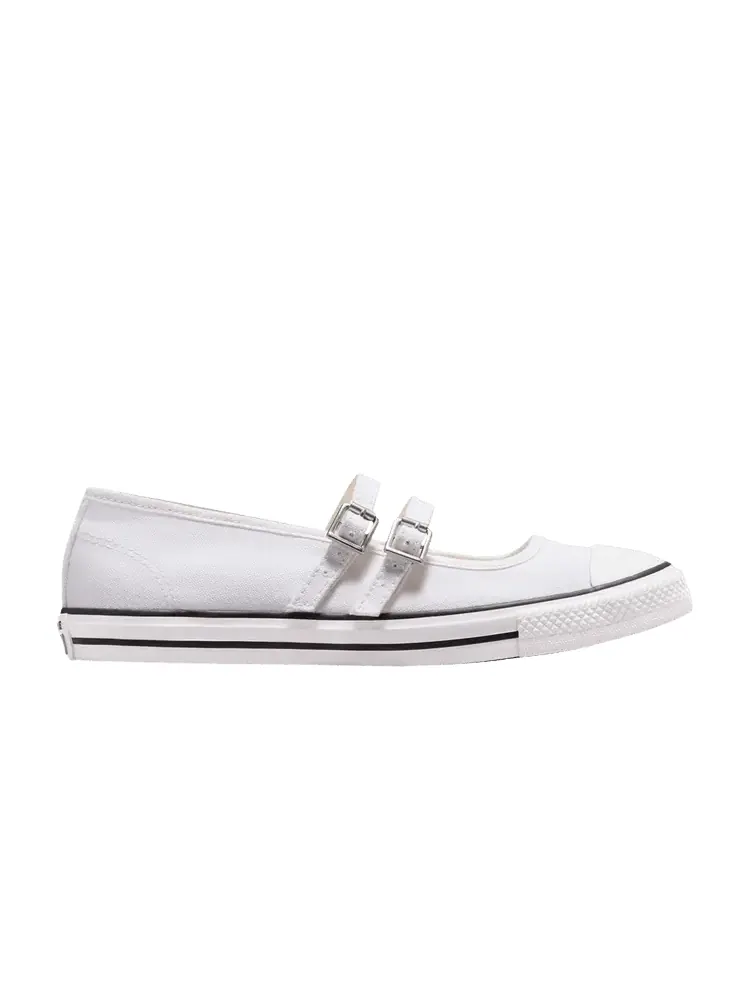 Кроссовки Converse Wmns Chuck Taylor All Star Dainty Mary Jane 'White' — изображение 1 из 1, белый//белый