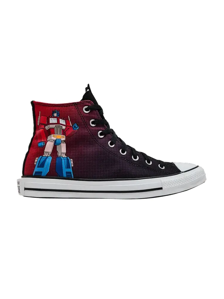 Кроссовки Converse Transformers x Chuck Taylor All Star High 'Autobots' — изображение 1 из 1, черный//белый