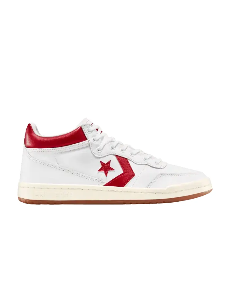 Кроссовки Converse Fastbreak Pro Leather Mid — изображение 1 из 1, металлик белый красный