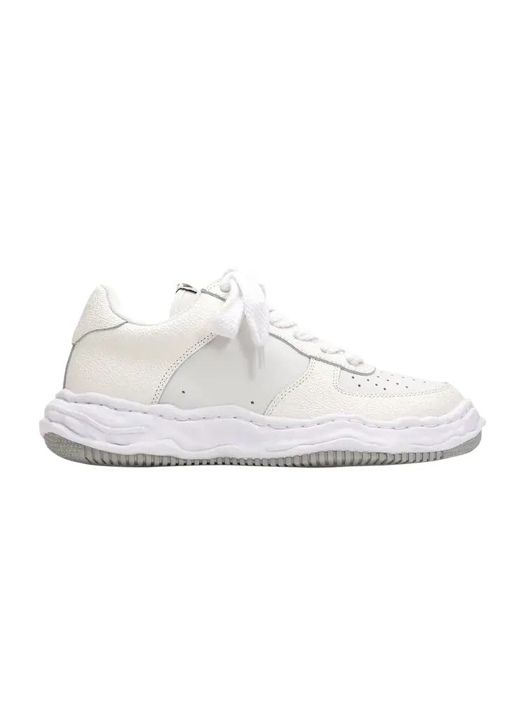 Кроссовки Maison Mihara Yasuhiro Wayne OG Sole Embossed Leather Low 'White' — белый