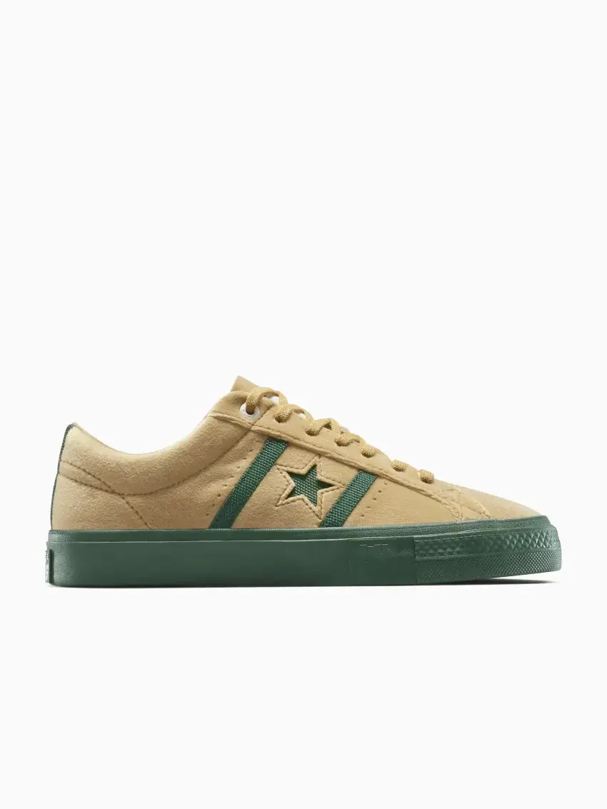 Кроссовки унисекс Converse x Undefeated One Star Academy Pro — изображение 1 из 15, бежевый/зеленый