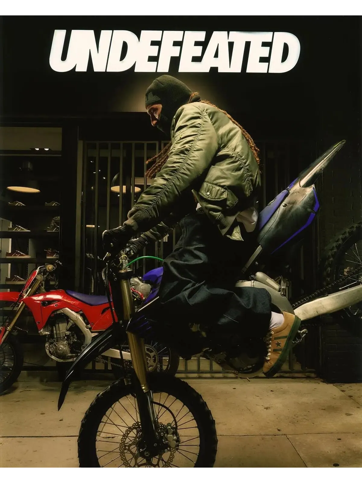 Кроссовки унисекс Converse x Undefeated One Star Academy Pro — изображение 13 из 15, бежевый/зеленый