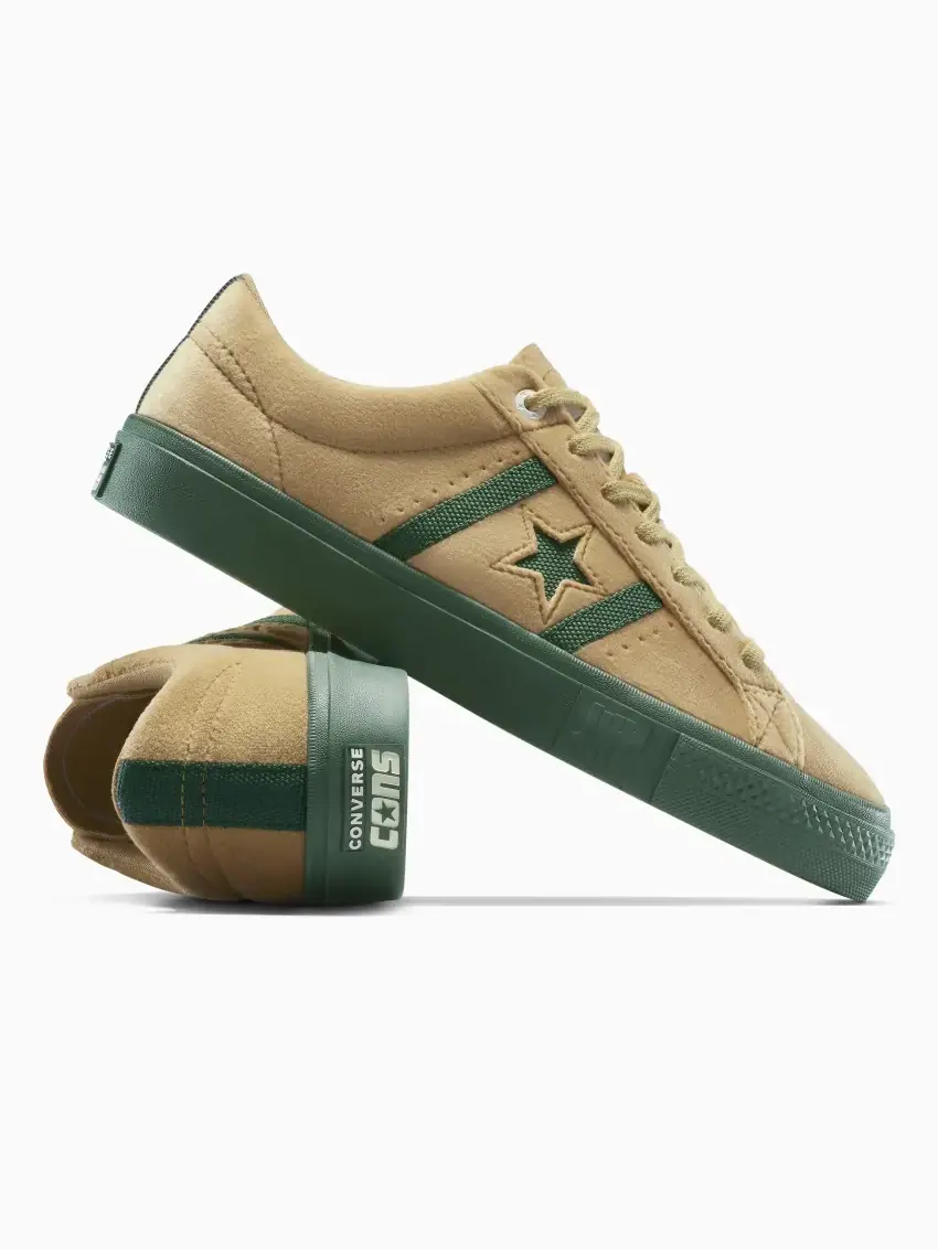Кроссовки унисекс Converse x Undefeated One Star Academy Pro — изображение 3 из 15, бежевый/зеленый