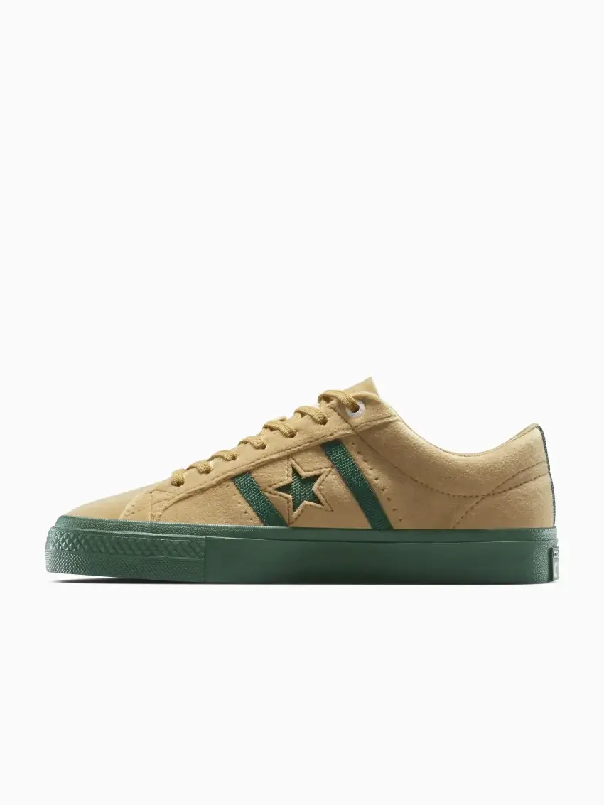 Кроссовки унисекс Converse x Undefeated One Star Academy Pro — изображение 8 из 15, бежевый/зеленый