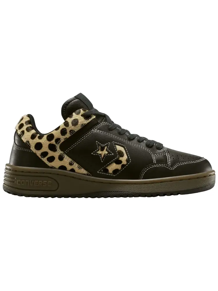 Кроссовки Converse Weapon Low 'Leopard Pony Hair' — изображение 1 из 1, коричневый