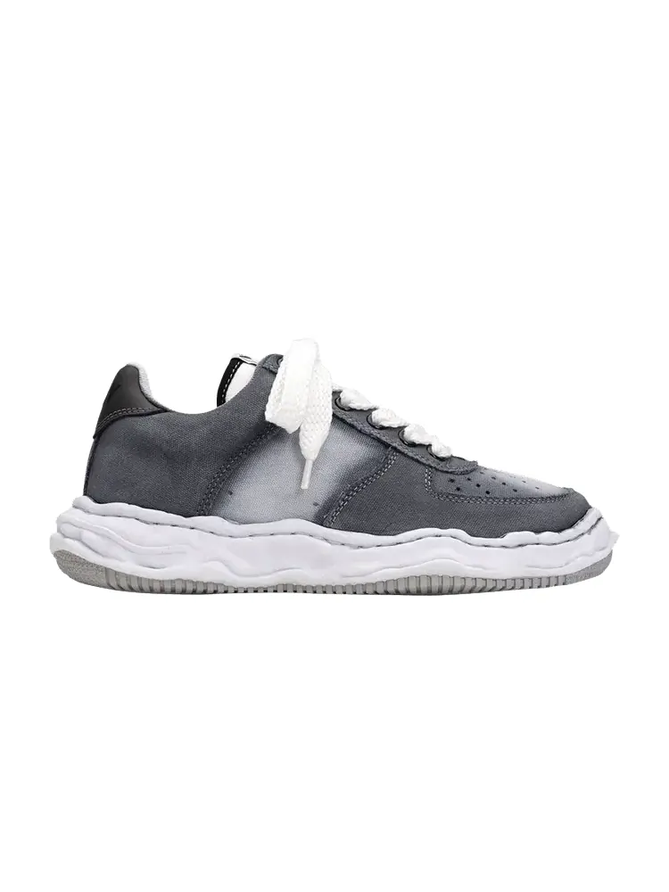 Кроссовки Maison Mihara Yasuhiro Wayne Low 'Sprayed Canvas - Black' — изображение 1 из 1, черный