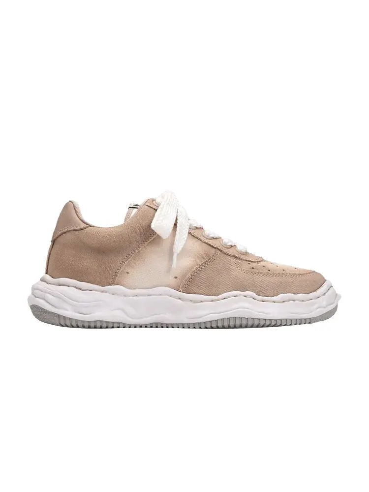 Кроссовки Maison Mihara Yasuhiro Wayne Low Sprayed Canvas - Brown — изображение 1 из 1, коричневый