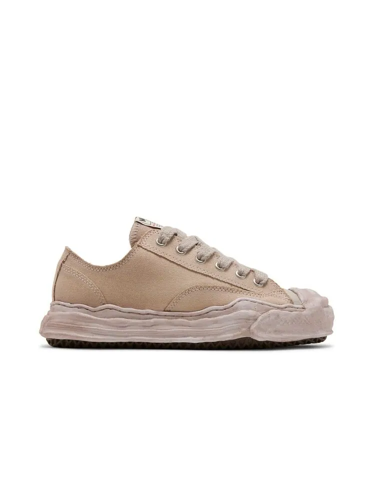 Кроссовки Maison Mihara Yasuhiro Hank OG Sole Overdyed Canvas Low Brown