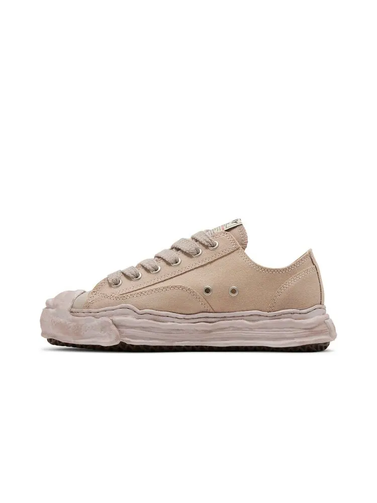 Кроссовки Maison Mihara Yasuhiro Hank OG Sole Overdyed Canvas Low Brown — изображение 3 из 6, коричневый