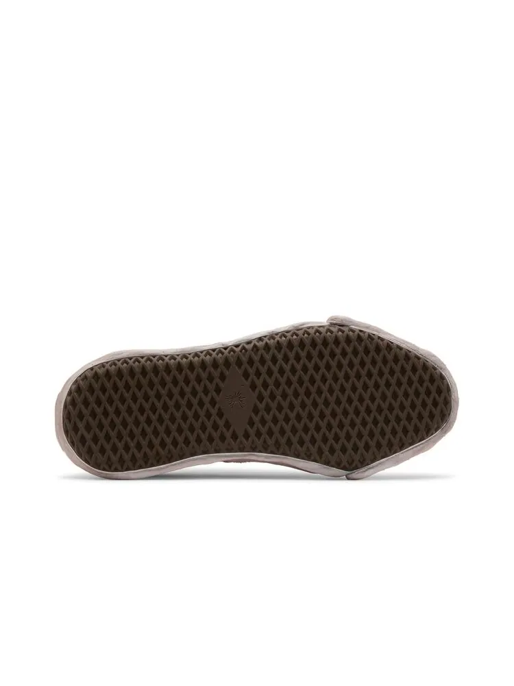 Кроссовки Maison Mihara Yasuhiro Hank OG Sole Overdyed Canvas Low Brown — изображение 4 из 6, коричневый