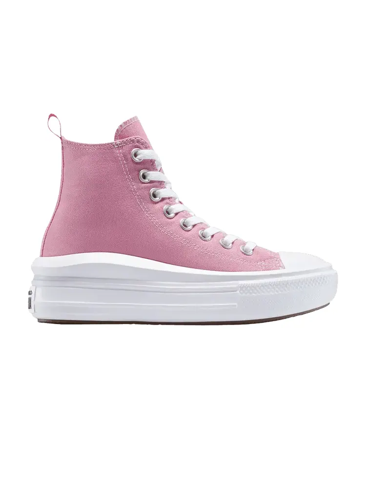 Кроссовки Converse Chuck Taylor All Star Move Platform High GS 'Cliffside Rose' — изображение 1 из 1, розовый/белый/черный