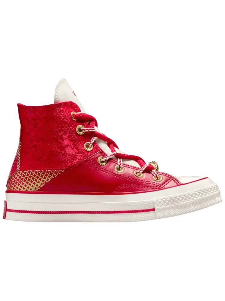 Кроссовки Converse Chuck 70 High 'Lunar New Year - Enamel Red Snakeskin' — изображение 1 из 1, красный