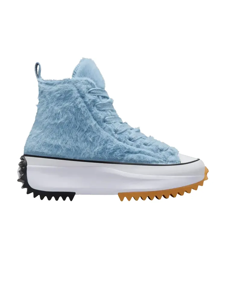 Кроссовки Converse Wmns Run Star Hike Platform High Faux Fur - Out Of The Blue — изображение 1 из 1, синий