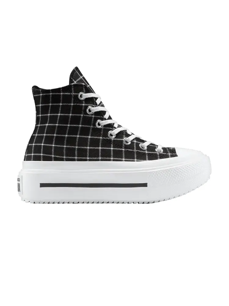 Кроссовки Converse Wmns Chuck Taylor All Star Lift Double Stack Platform High — изображение 1 из 1, клетчатый