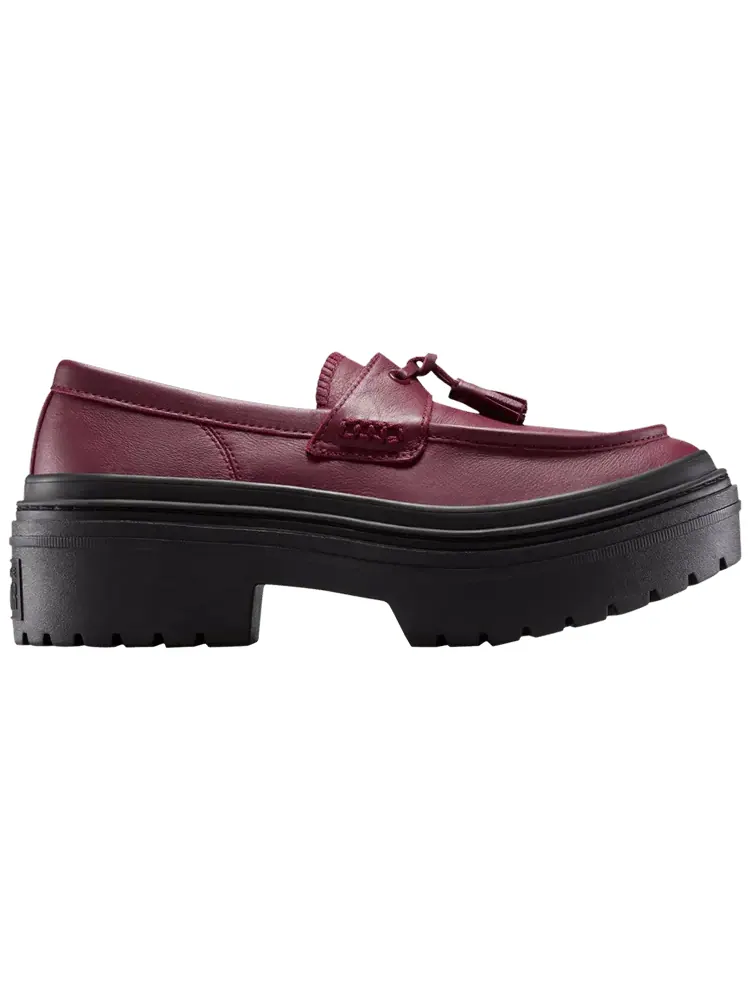 Кроссовки Converse Wmns Chuck Taylor All Star Lugged Heel Loafer Platform Low 'Deep Bordeaux' — изображение 1 из 1, красный