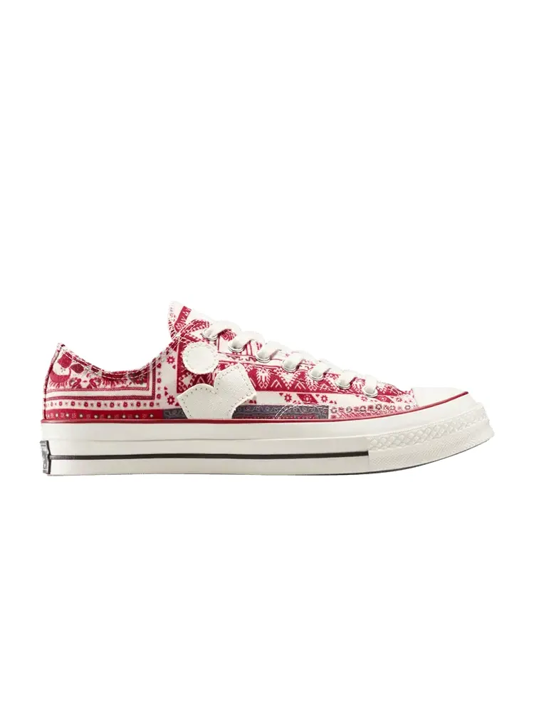 Кроссовки Converse Isabel Marant x Wmns Chuck 70 Low 'Red Bandana Scarf' — изображение 1 из 1, красный/черный