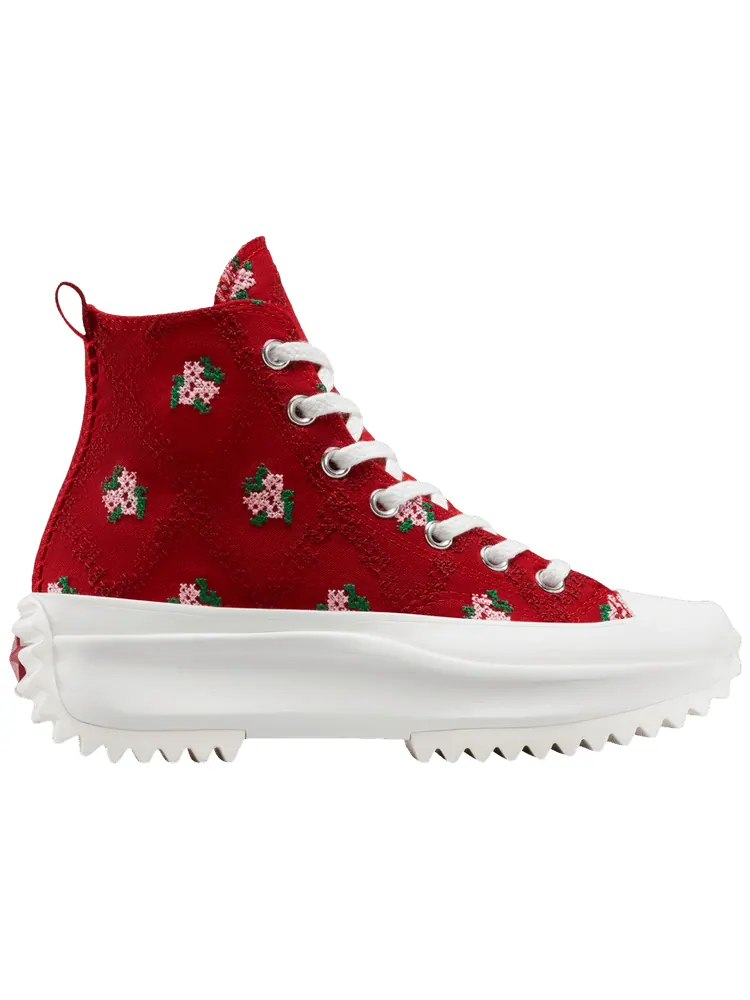 Кроссовки Converse Wmns Run Star Hike Platform High 'Cross Stitch Roses' — изображение 1 из 1, розовый