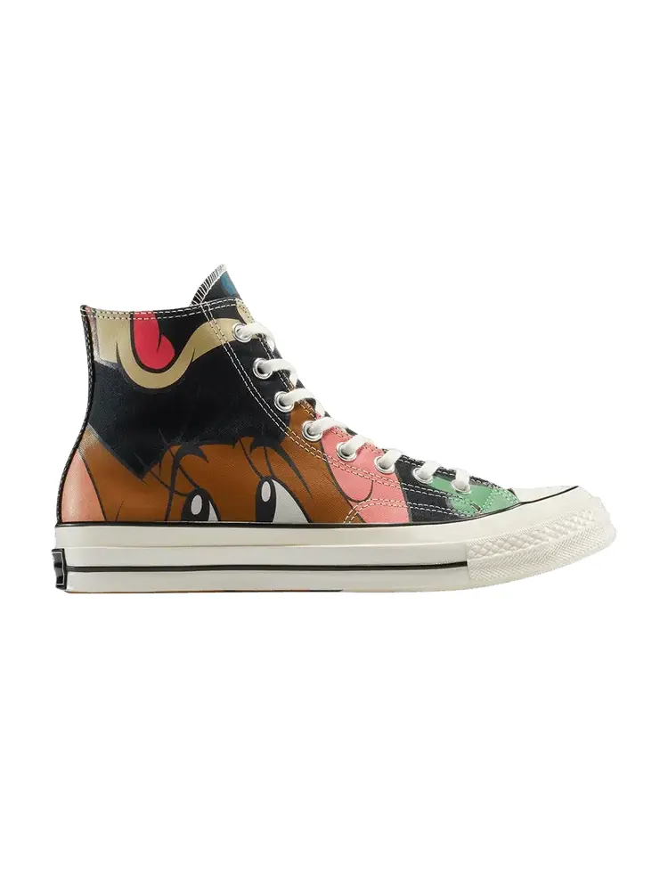 Кроссовки Converse Tom & Jerry x Chuck Taylor All Star High 'Oversized Print' — изображение 1 из 1, черный/мульти