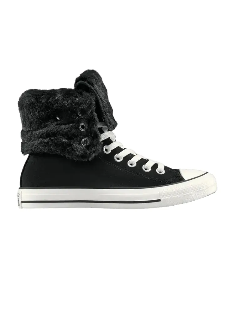 Кроссовки Converse Wmns All Star Fold Over Hi — изображение 1 из 1, черный