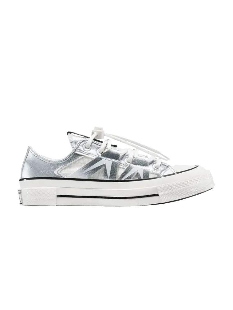 Кроссовки Converse Chuck 70 Low 'Metallic Pack' — изображение 1 из 1, серебристый//черный