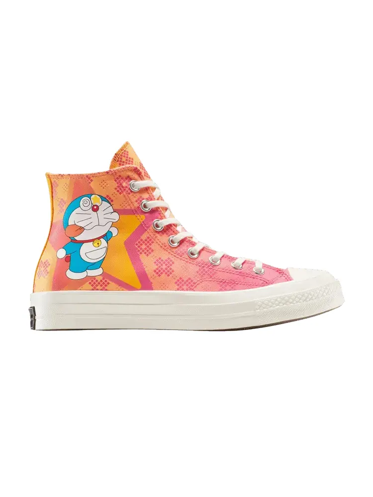Кроссовки Converse Doraemon x Chuck 70 High 'Habanero Gold Flamingo' — изображение 1 из 1, золотистый