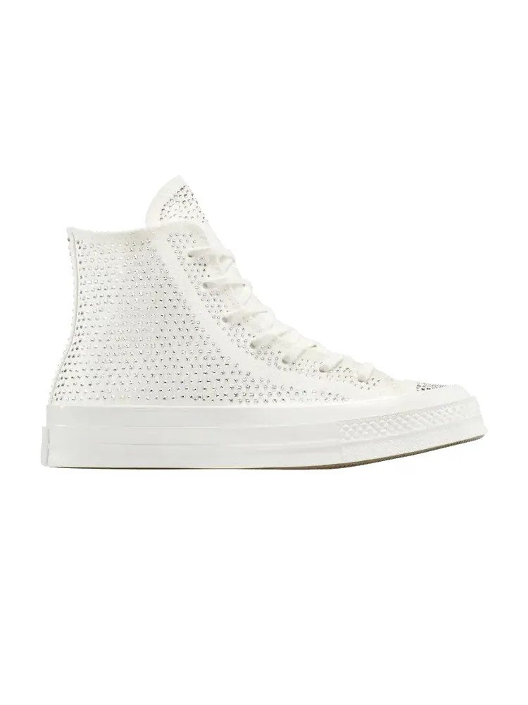 Кроссовки Swarovski x Chuck 70 High 'Vintage White' — изображение 1 из 1, винтажный белый