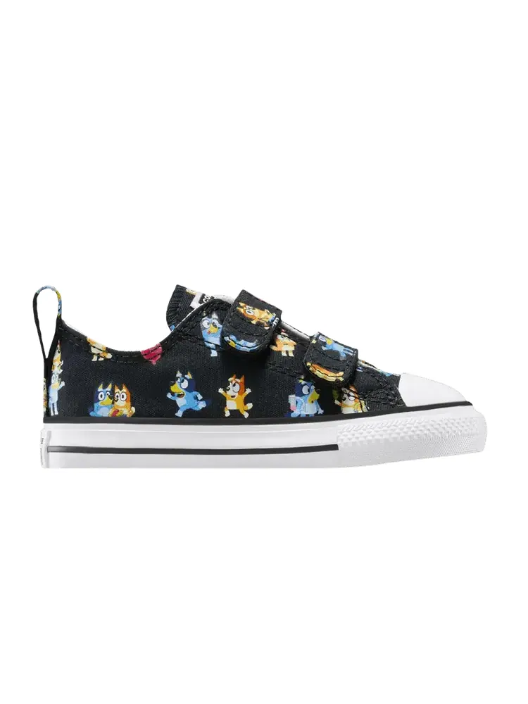 Кроссовки Converse Bluey x Chuck Taylor All Star EasyOn Ox PS, Bluey & Bingo — изображение 1 из 1, черный