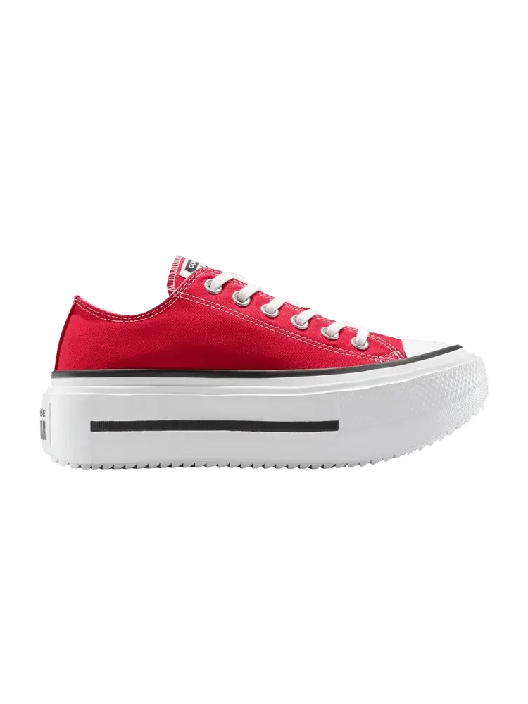 Кроссовки Converse Chuck Taylor All Star Lift Double Stack Platform Low 'Red' — изображение 1 из 1, красный/черный/белый