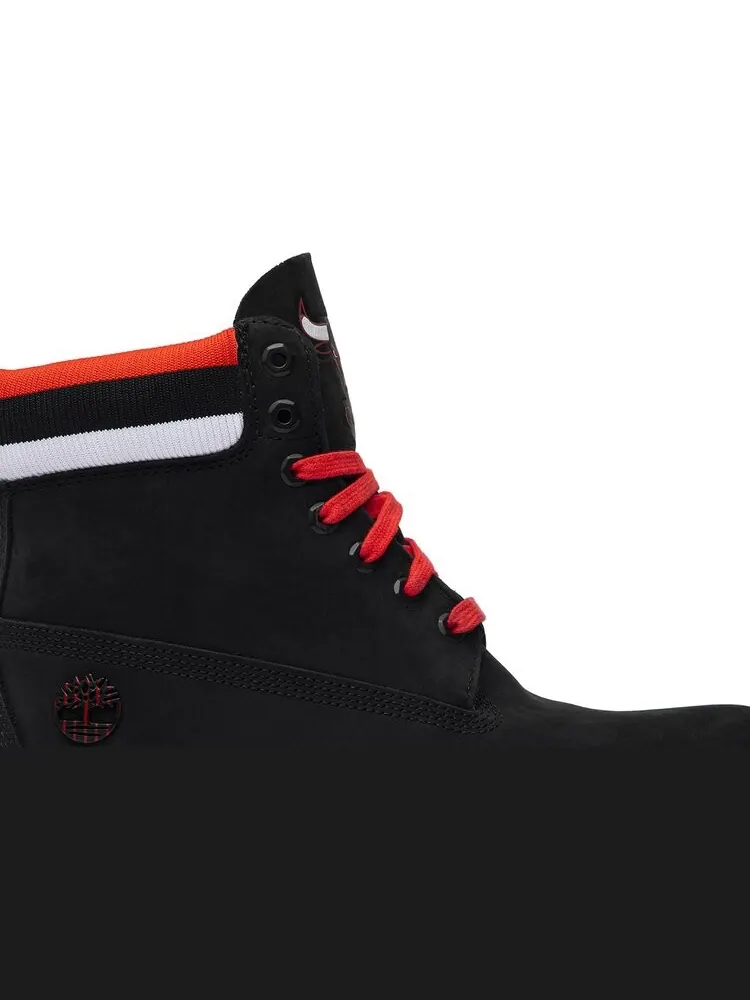 Ботинки мужские Timberland х NBA высокие с принтом — изображение 2 из 8, черный/красный