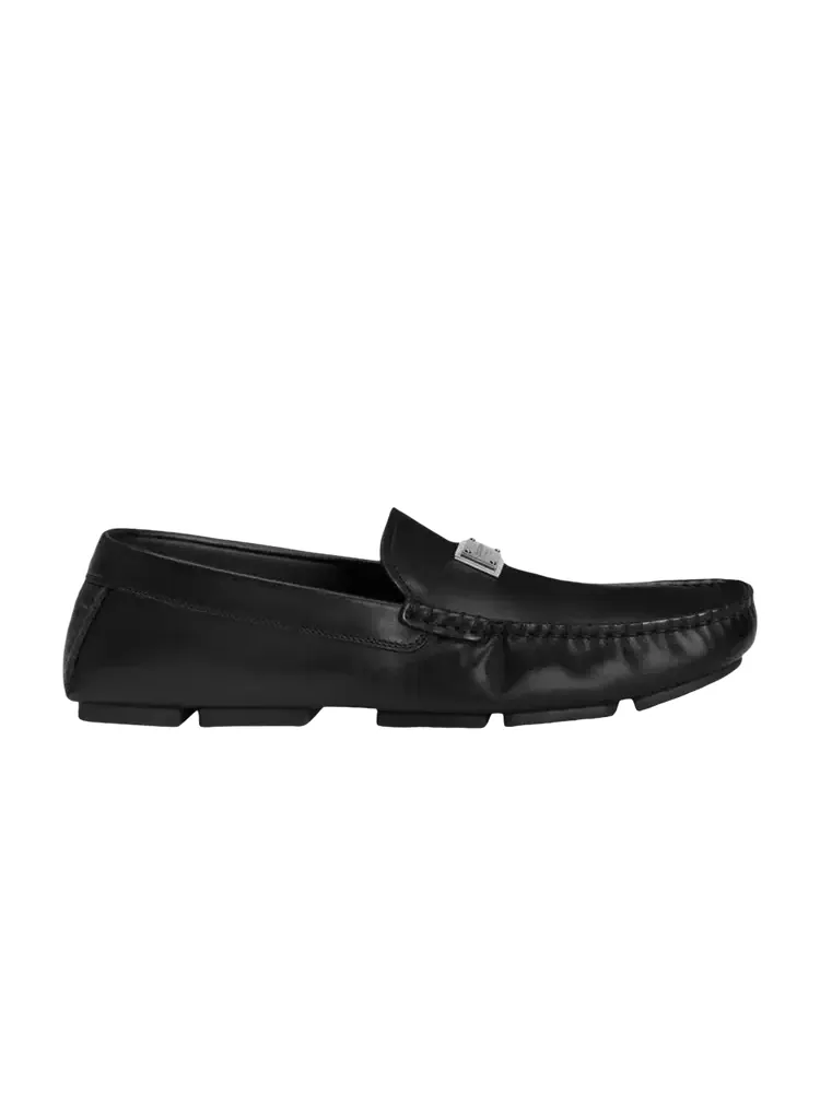 Лоферы с логотипом Saint Laurent Dolce Gabbana — изображение 1 из 1, черный