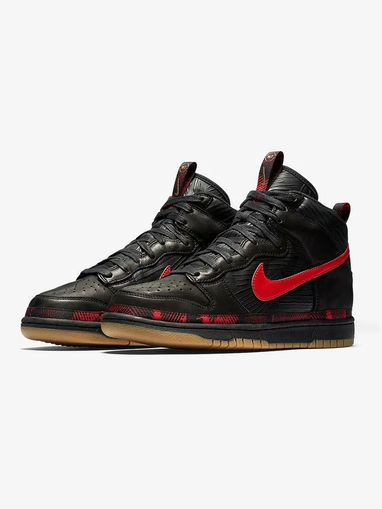 Кроссовки Nike Dunk High Premium, N7 — изображение 1 из 6, черный