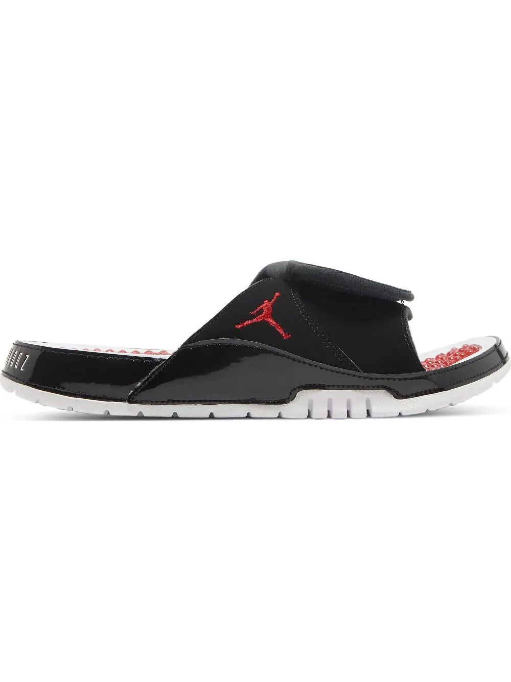 Шлепки Nike Jordan Hydro 11 Bred White — изображение 1 из 5, черный/красный