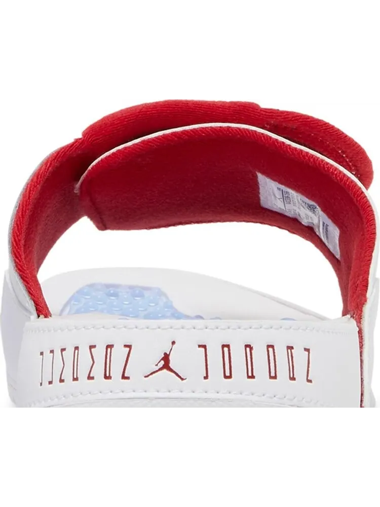Сандалии Jordan Hydro 11 Retro White Varsity Red — изображение 7 из 8, белый