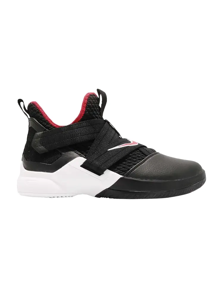 Кроссовки Nike LeBron Soldier 12 GS 'Bred' — изображение 1 из 1, черный
