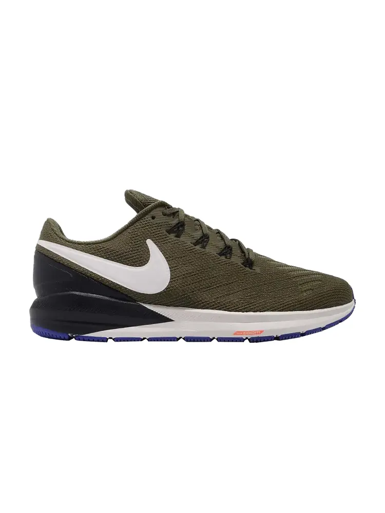 Кроссовки Nike Air Zoom Structure 22 'Olive Canvas' — изображение 1 из 1, оливковый/светлый-черный