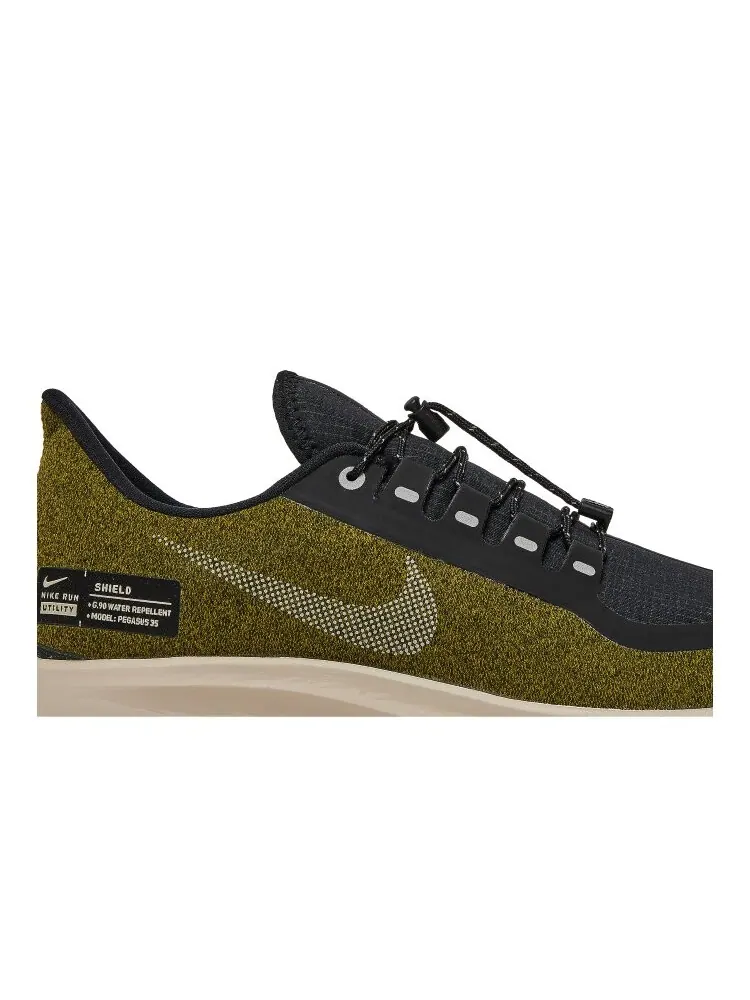 Кроссовки Nike Air Zoom Pegasus 35 Shield 'Olive Flak' — изображение 2 из 4, зеленый