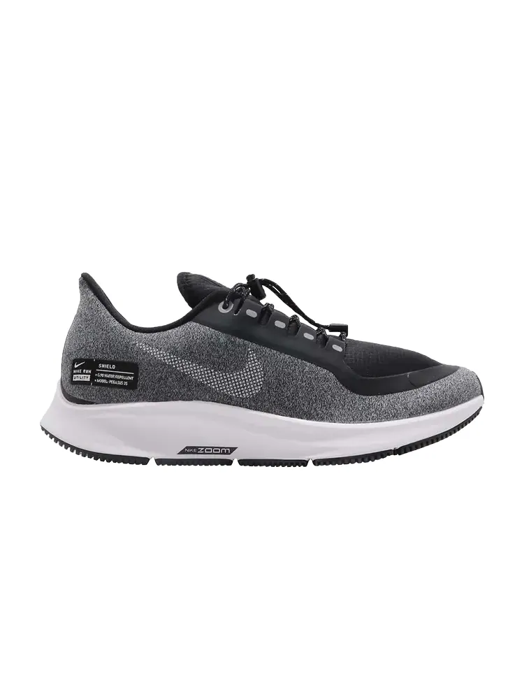 Кроссовки Nike Wmns Air Zoom Pegasus 35 Run Shield 'Vast Grey' — изображение 1 из 1, черный
