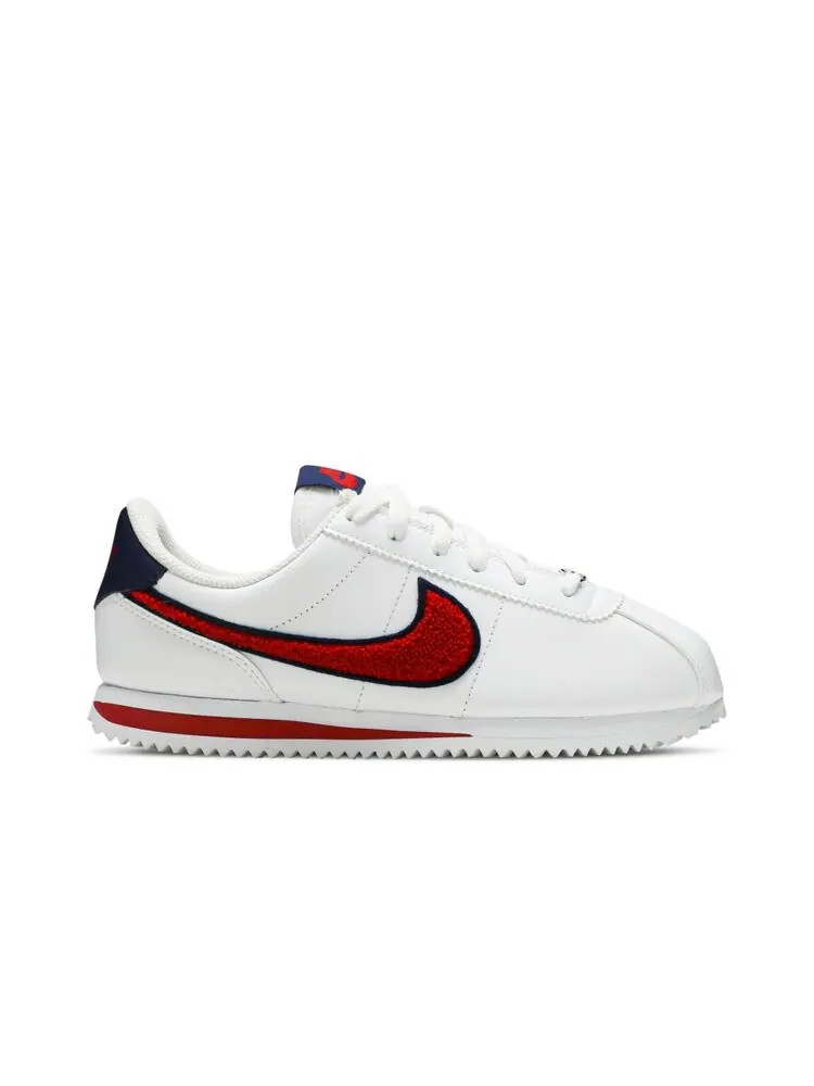 Кроссовки Nike Cortez Basic Leather SE GS 'White' — изображение 1 из 4, белый