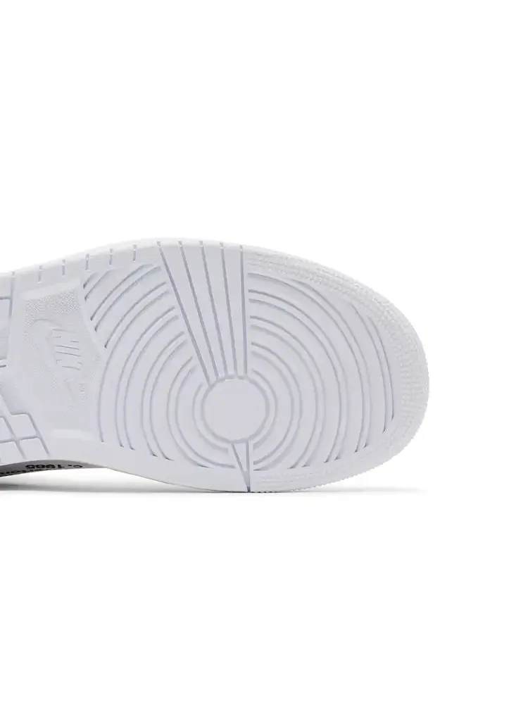 Кроссовки Virgil Abloh Archive x Air Jordan 1 Retro High OG 'Alaska' — изображение 5 из 10, белый