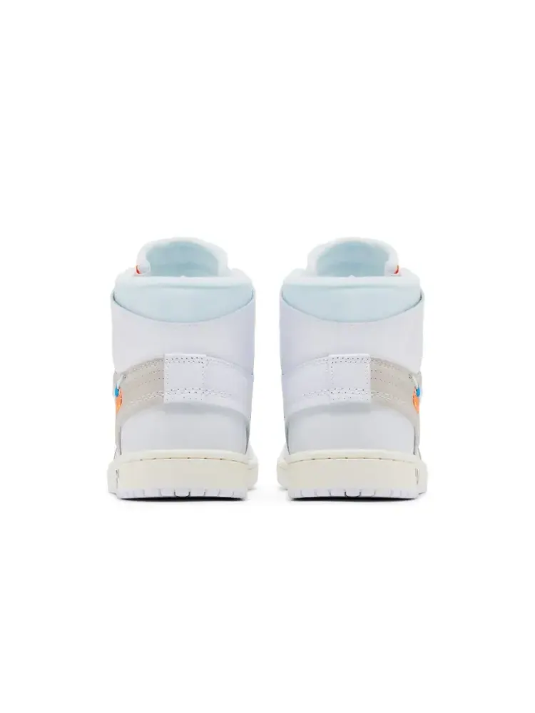 Кроссовки Virgil Abloh Archive x Air Jordan 1 Retro High OG 'Alaska' — изображение 6 из 10, белый