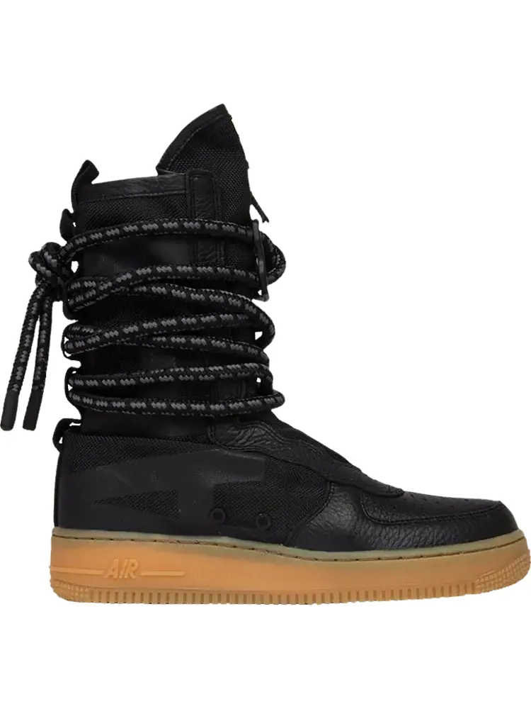Кроссовки Nike Wmns SF Air Force 1 High 'Black Gum' — изображение 1 из 6, черный
