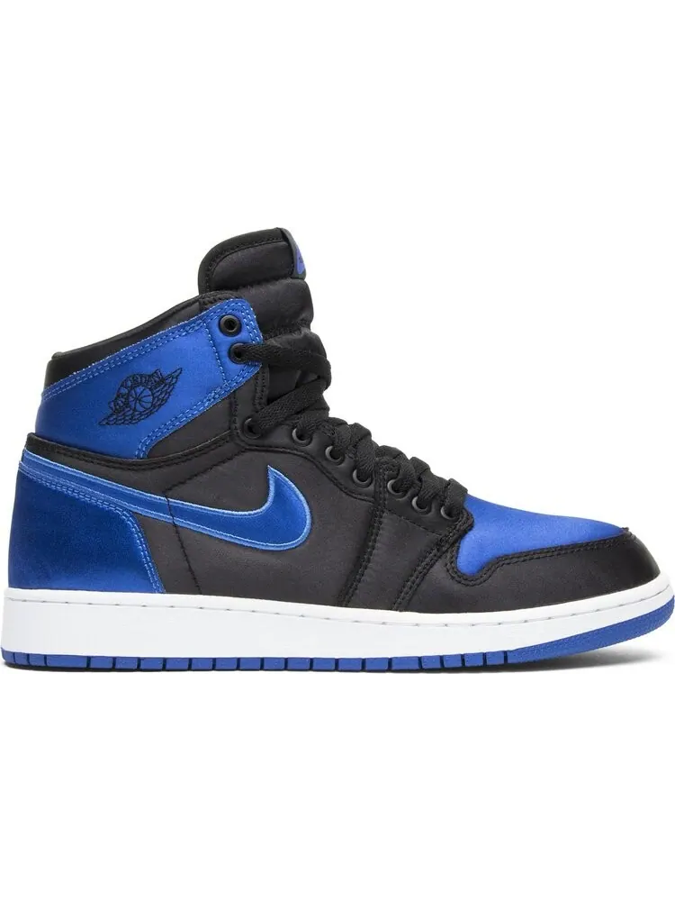 Кроссовки Air Jordan 1 Retro OG BG EP Satin Royal — изображение 1 из 8, черный