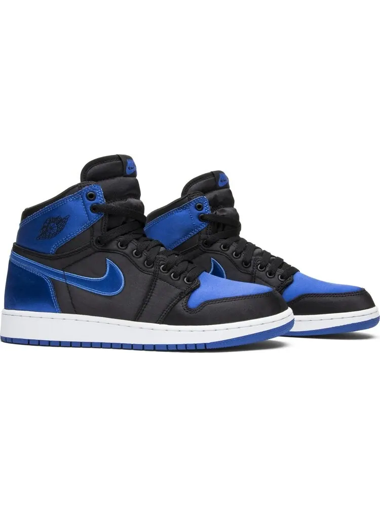 Кроссовки Air Jordan 1 Retro OG BG EP Satin Royal — изображение 8 из 8, черный