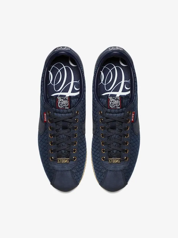 Кроссовки Nike Mister Cartoon x Cortez 'Obsidian' — изображение 3 из 4, синий