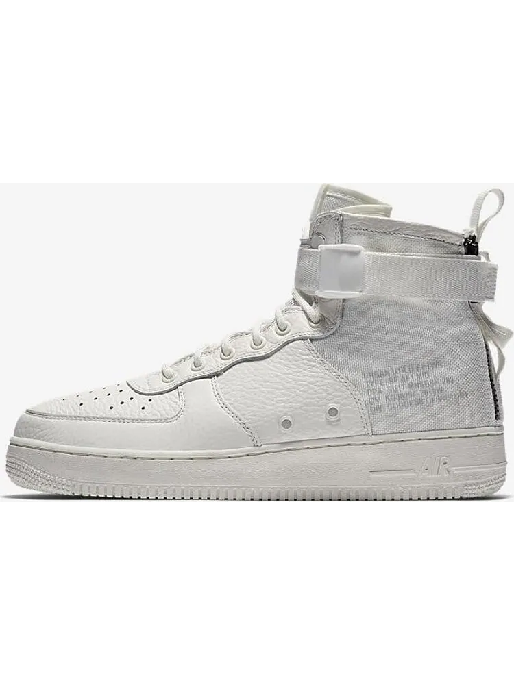 Кроссовки Nike SF Air Force 1 Mid 'Triple Ivory' — изображение 4 из 7, белый