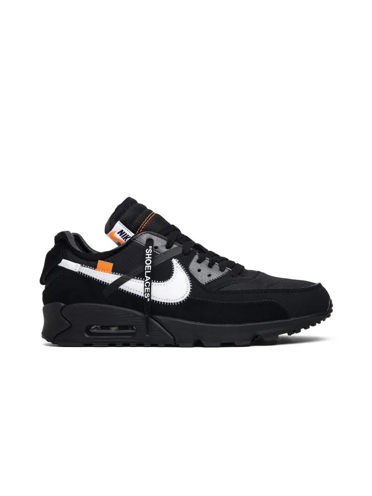 Кроссовки Nike Air Max 90 x Off-White 'Black' — изображение 1 из 4, черный